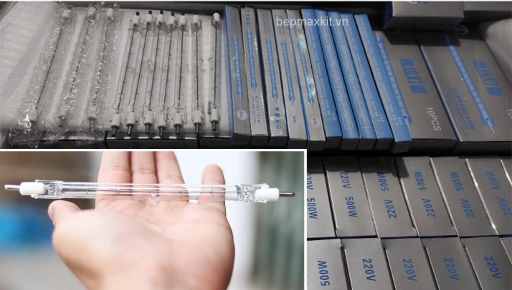 Công suất bóng điện lên đến 500W 