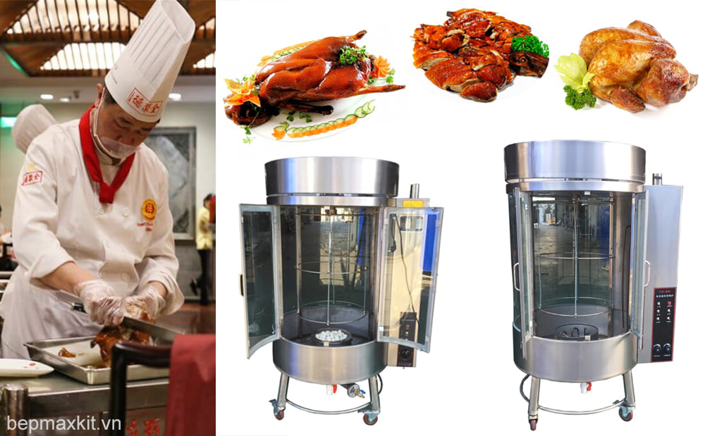 Lò nướng vịt bằng ga có thể hạn chế khói bụi, duy trì sự ổn định tốt