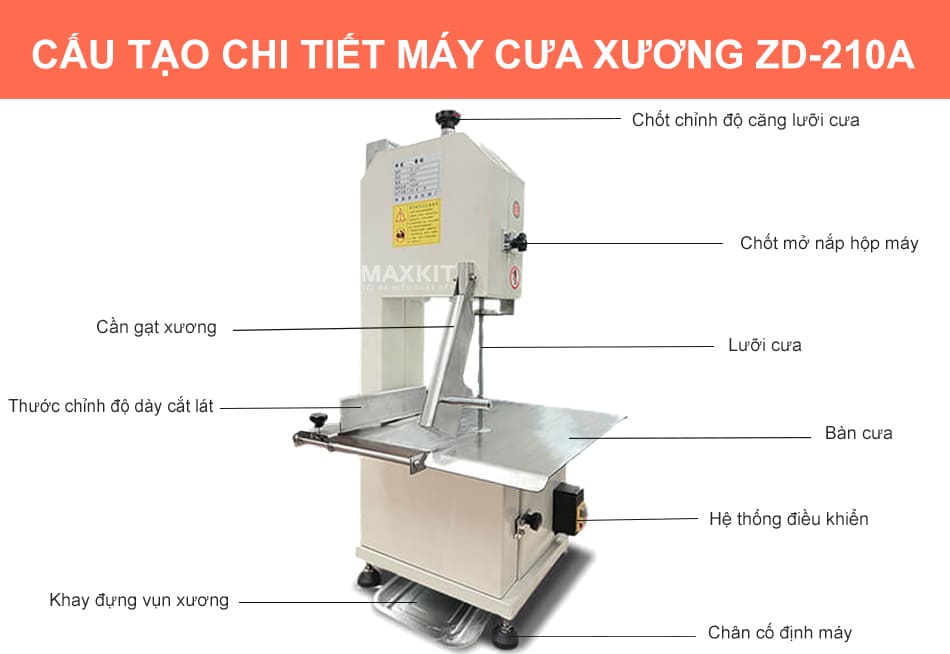 Máy cưa xương ZD-210A 12 Máy cưa xương ZD-210A với thiết kế thân thiện, dễ sử dụng