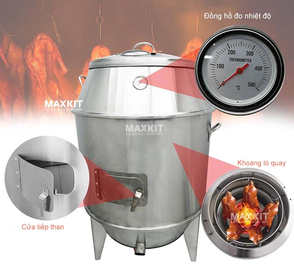 Lò quay vịt bằng than 90 11 Mang lại hiệu suất cao, tiết kiệm chi phí cho nhà hàng của bạn