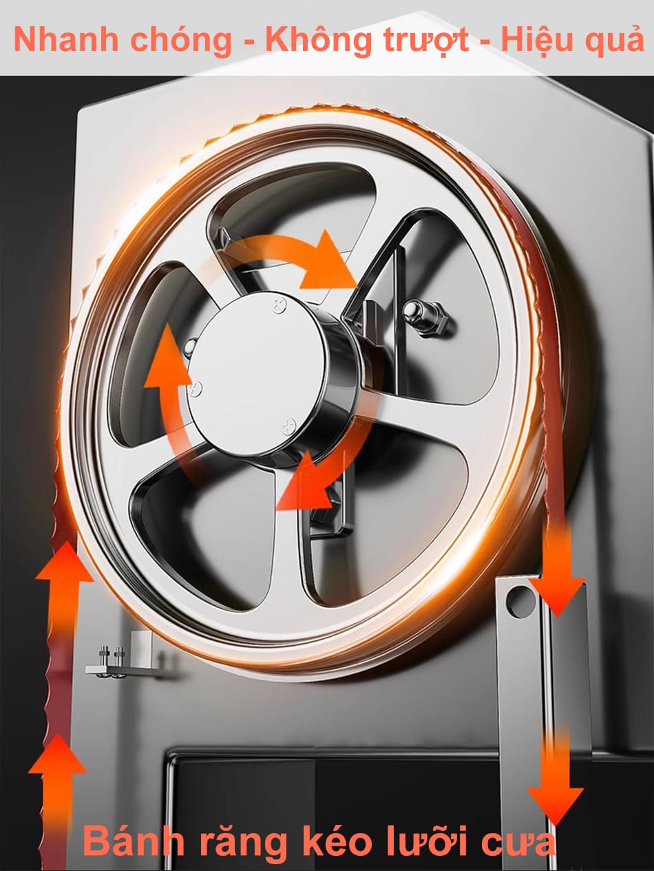 Máy cưa xương mini YF-F120A 15 Hiệu suất cao, đáp ứng các nhu cầu sử dụng cho nhà hàng