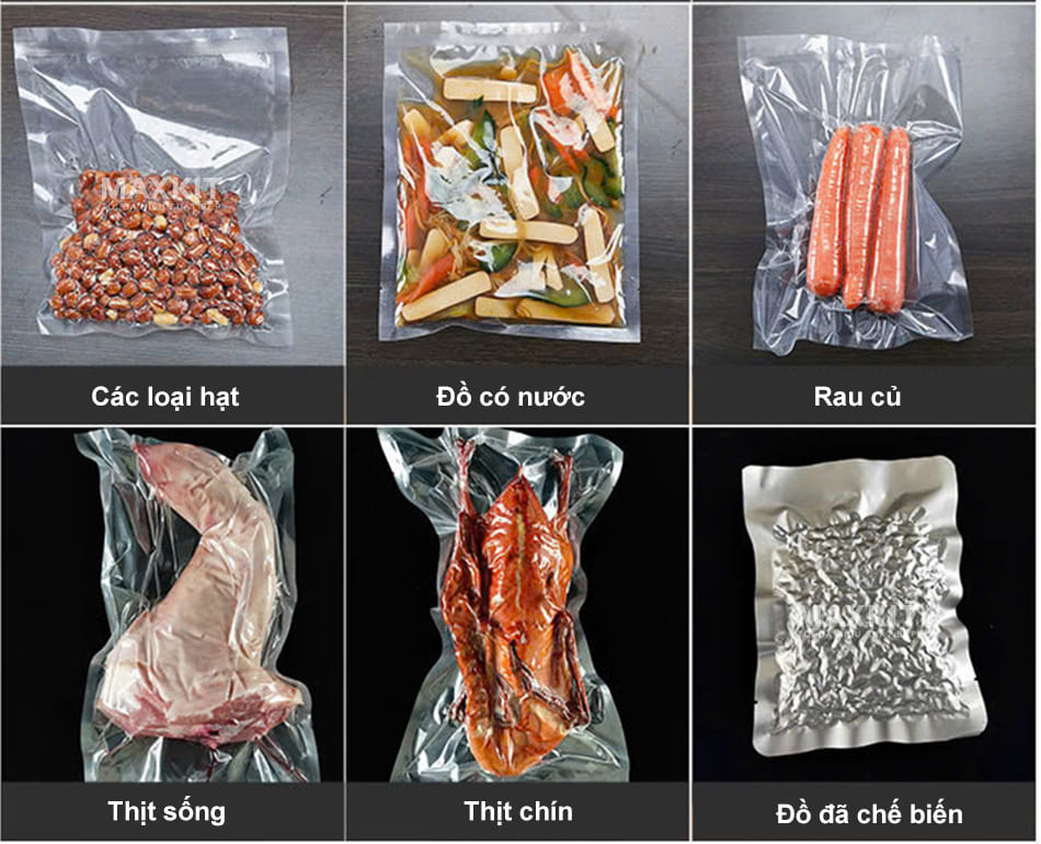 Máy hút chân không DZ260 13 Có thể bảo quản các thực phẩm khô, ướt,...đa dạng