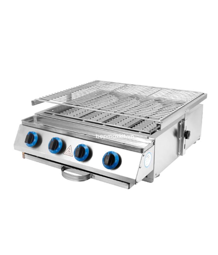 Bếp nướng Gas 4 họng đốt gốm hồng ngoại (Cỡ lớn)