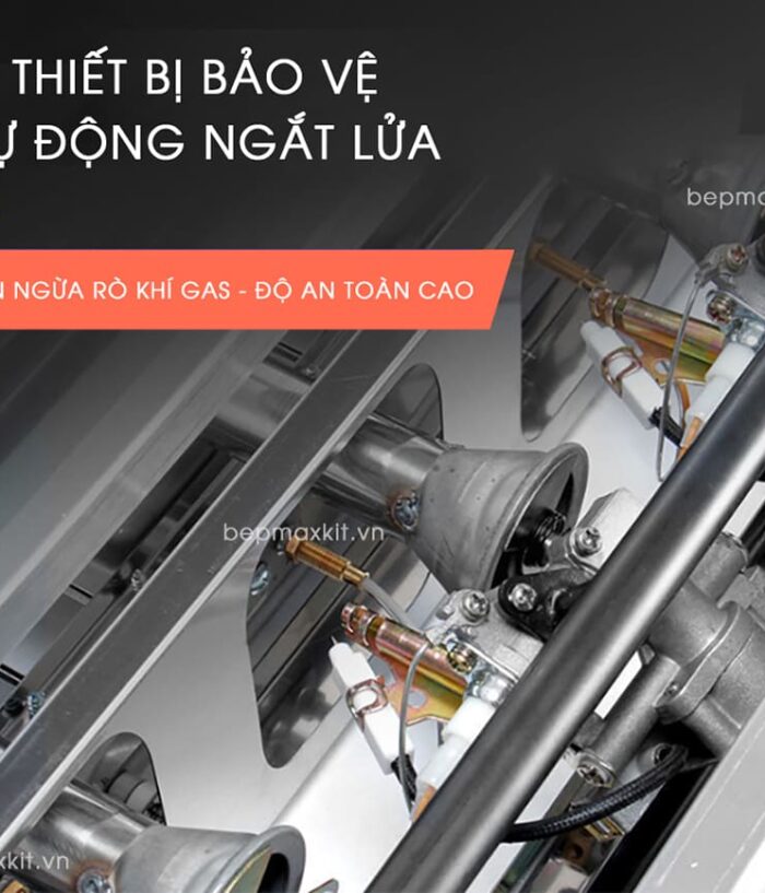 Bếp nướng Gas 6 họng đốt gốm hồng ngoại (Cỡ lớn) 7 Bep nuong gas 6 dau dot to 5 1