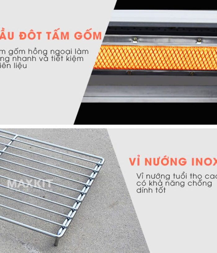 Bep nuong gas KK120 khong khoii 4