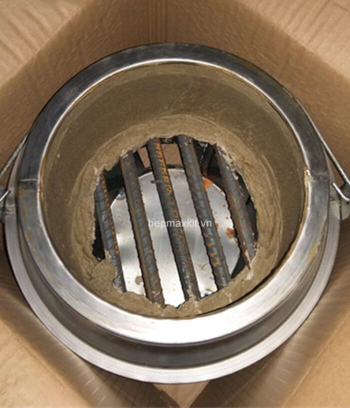 Bếp than lò quay vịt 7 Bep than lo quay vit 3