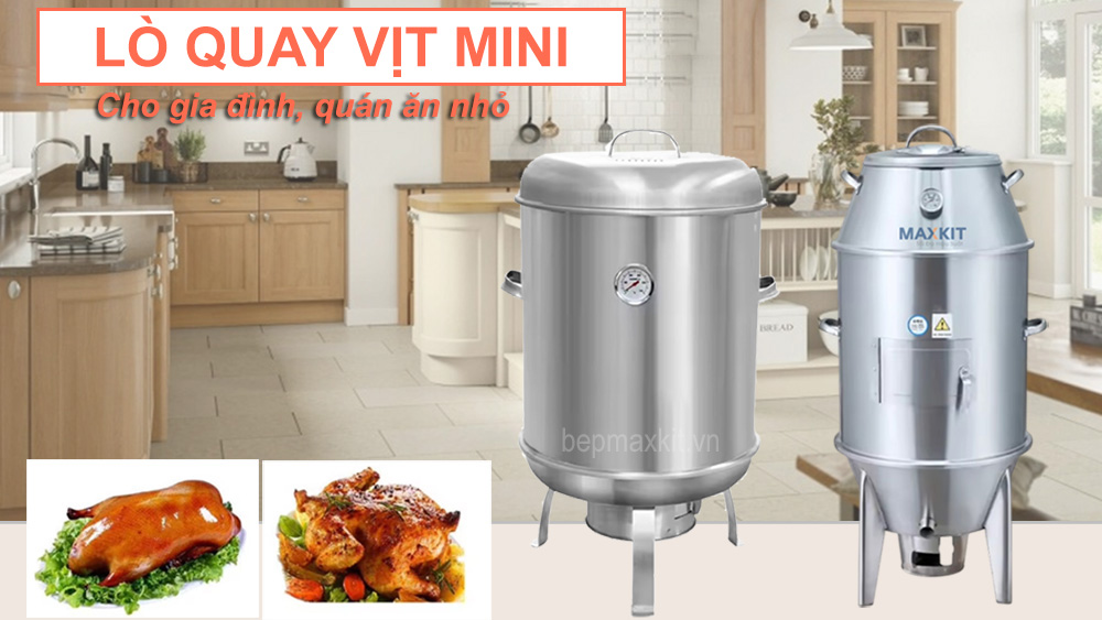 Lo quay vit mini cho gia dinh nha hang quan an dien tich nho 5 2