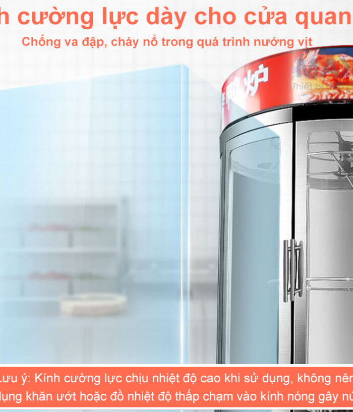 Lò quay vịt 850 (4 cánh) 9 Lu kinh xoay MAXL5 85C4 4 1