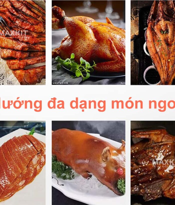 Lò quay vịt 850 (2 cánh) 11 lo quayvit