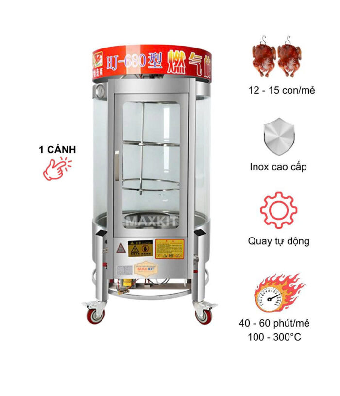 Lò quay vịt 680