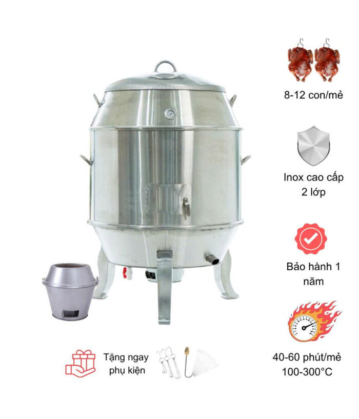 Lò quay vịt chân cong 80