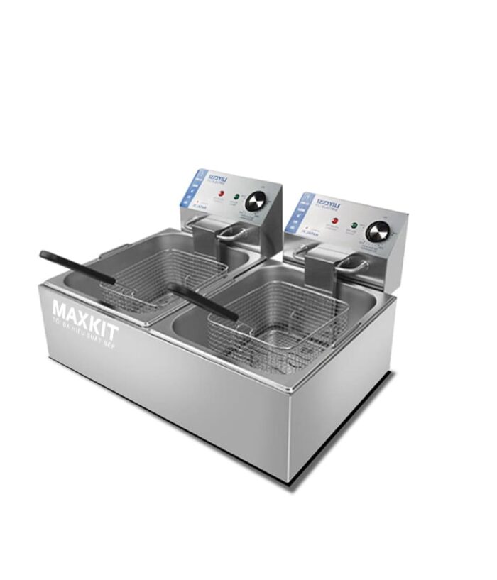 Bếp chiên nhúng điện đôi 12L YILI MH82