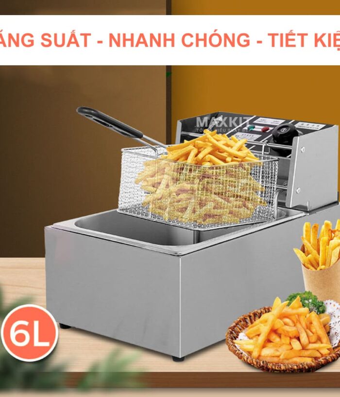Bếp chiên nhúng điện đơn 6L Sunny Y06L 10 Bep chien nhung dien don 6L Sunny Y06L 5