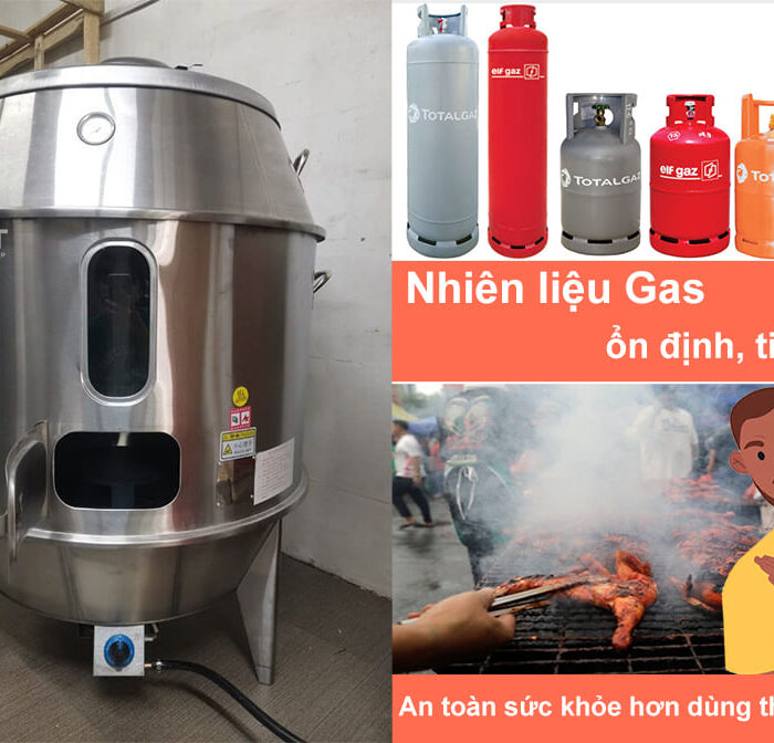 Lo quay vit bang Gas co o kinh 100 4