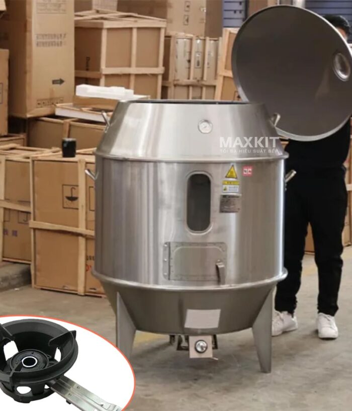 Lo quay vit bang Gas co o kinh 80 3