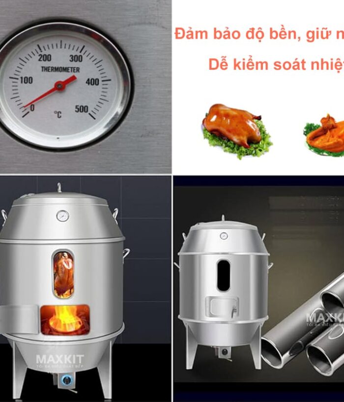 Lo quay vit bang Gas co o kinh 90 1