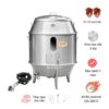 Lò quay vịt bằng Gas có ô kính 90