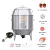 Lò quay vịt bằng gas 80