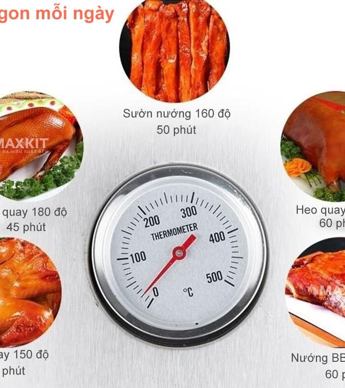 Lò quay vịt bằng than 90 8 Lo quay vit bang than 90 3