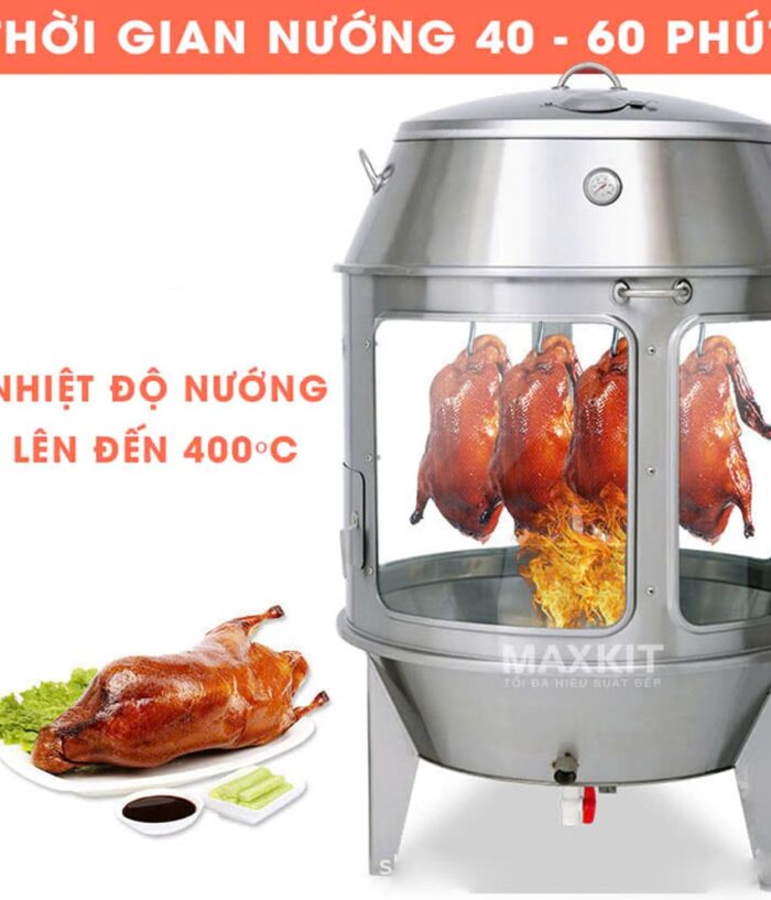 Lo quay vit kinh bang Gas 90 4