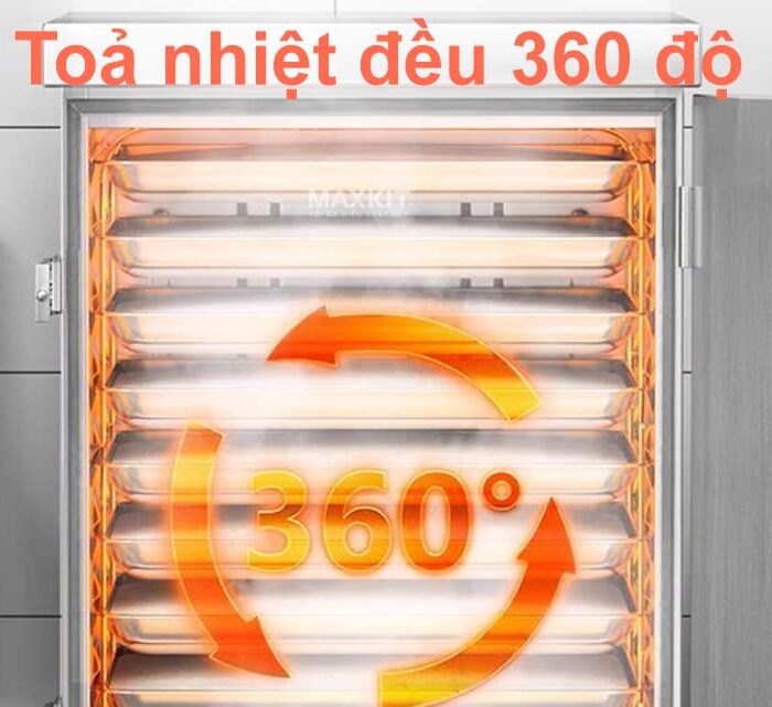 Tu nau com 10 khay dung dien 5