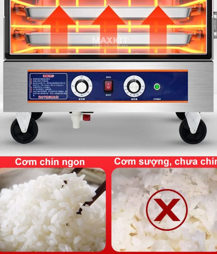 Tu nau com 12 khay dung dien 6