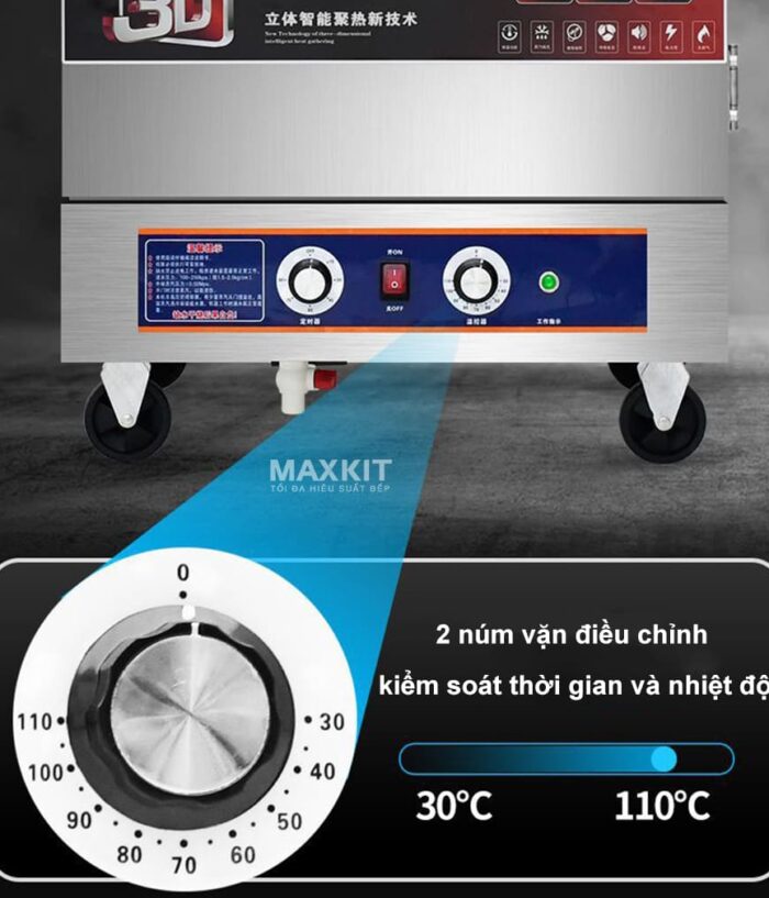 Tu nau com 4 khay dung dien 4