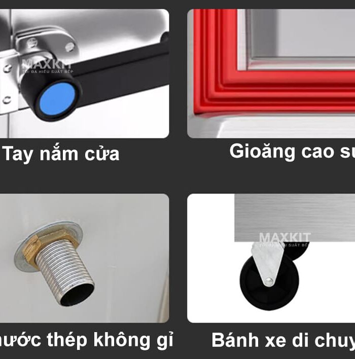 Tủ nấu cơm 6 khay dùng gas 9 Tu nau com 6 khay dung gas 1