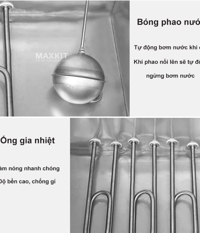 Tủ nấu cơm 6 khay dùng gas 8 Tu nau com 6 khay dung gas 3