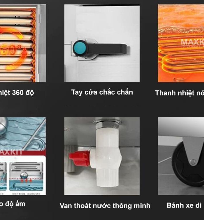 Tu nau com 8 khay dung dien 3