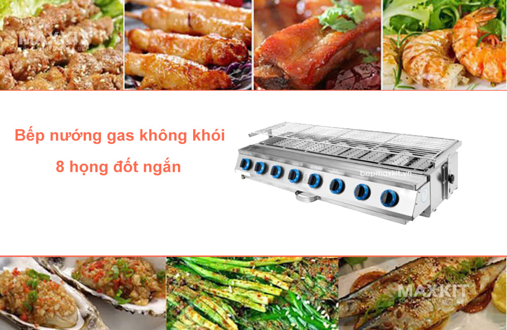Bep nuong gas khong khoi 2