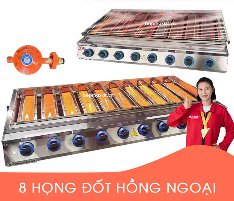 Bếp nướng gas ngoài trời cho các buổi picnic, dã ngoại đa năng 6 Bep nuong gas ngoai troi 2