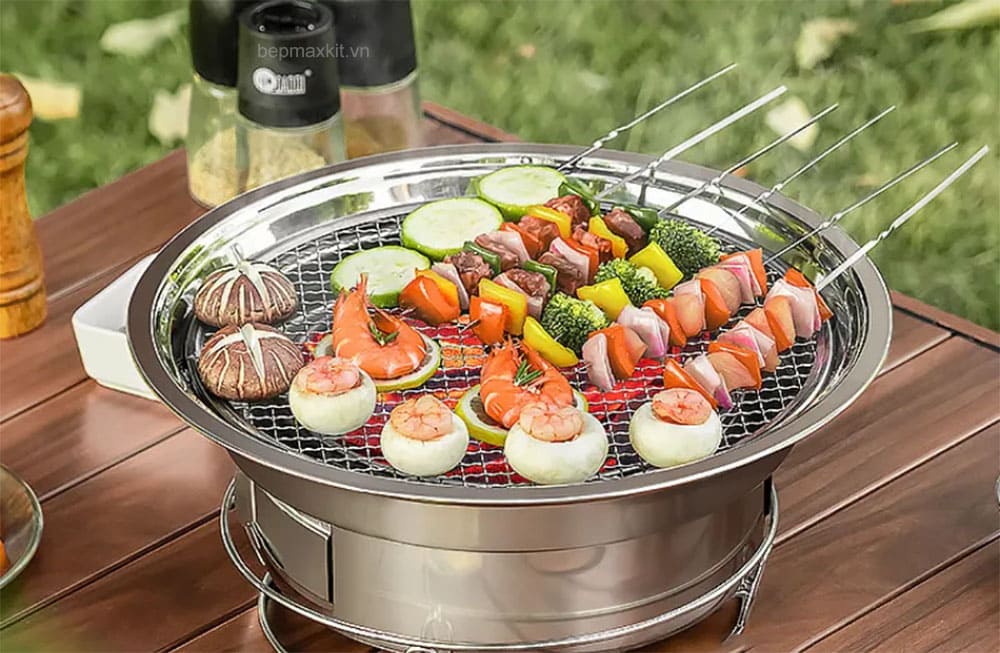 Bep nuong khong khoi Han Quoc 1